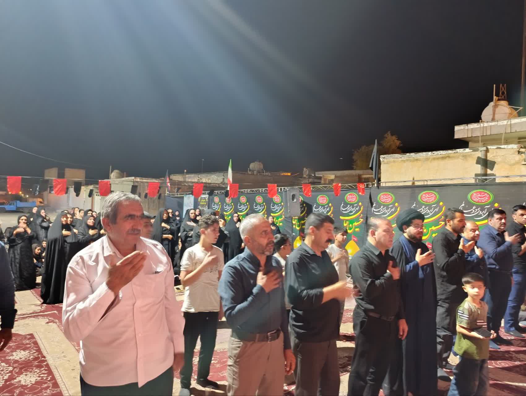 مراسم باشکوه شب اربعین حسینی شهرداری حسینیه